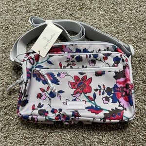 Vera Bradley Lighten Up Little Hipster Crossbody Bag - Vineyard Floral